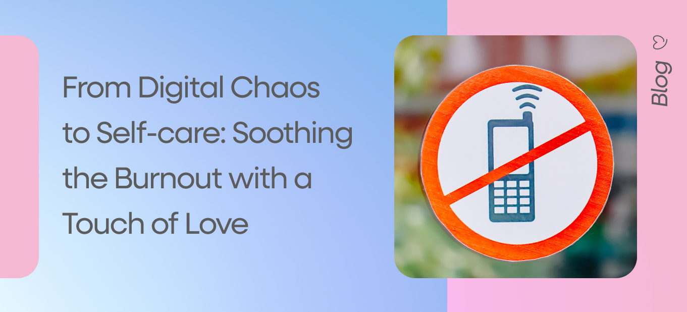 No-phone sign symbolizing a digital detox and boundaries for healthier screen habits.