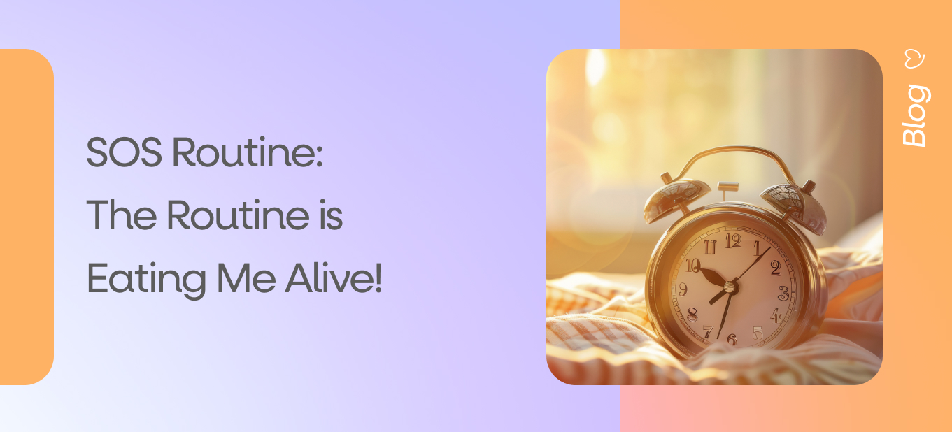 Vintage alarm clock in warm morning light, symbolizing overwhelming daily routines.