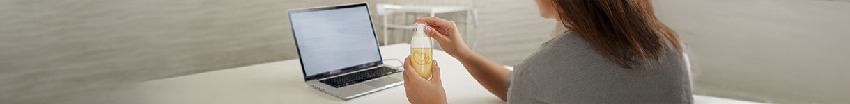 applying hand cream during work break for stress relief