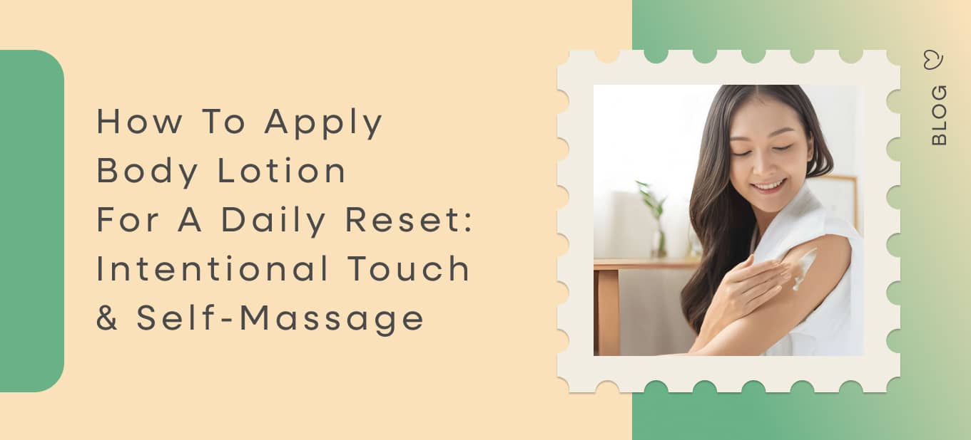 how to apply body lotion