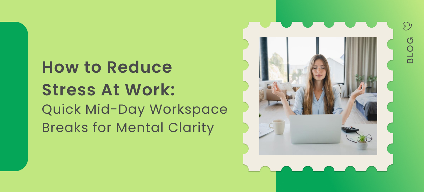 how to reduce stress at work